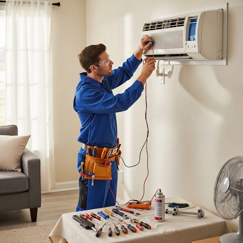 Güngören Termodinamik Termodinamik klima gaz dolumu ve bakım – Enerji verimliliği artırıldı. - Teknik servis örneği